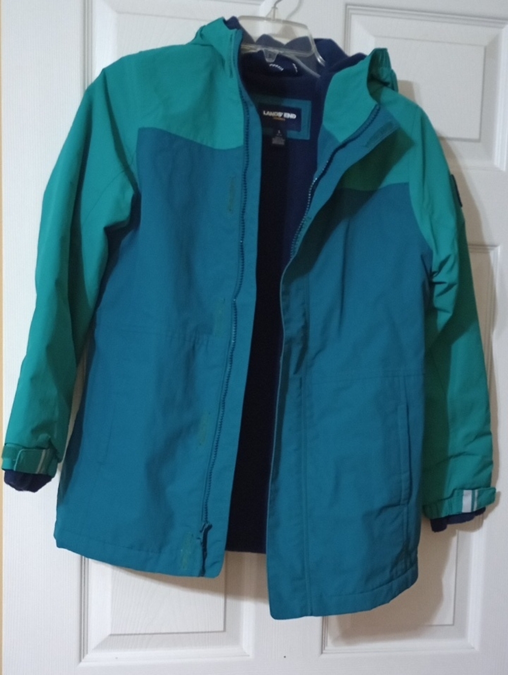 Lands' End Kids Teal Squall Winter Coat